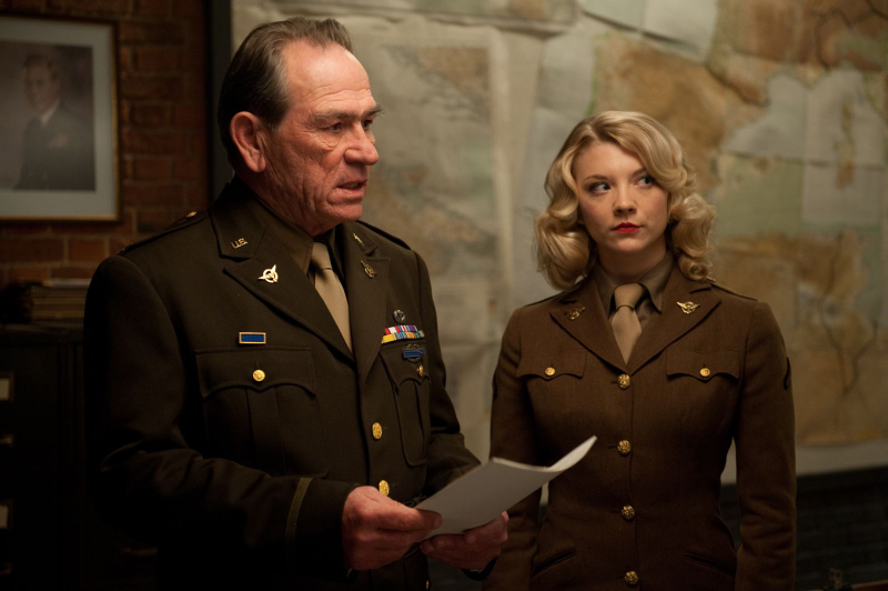 Natalie Dormer as an S.S.R. agent in Captain America: The First Avenger